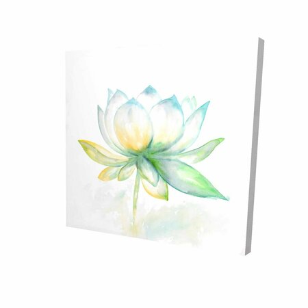 FONDO 12 x 12 in. Lotus Flower-Print on Canvas FO2792096